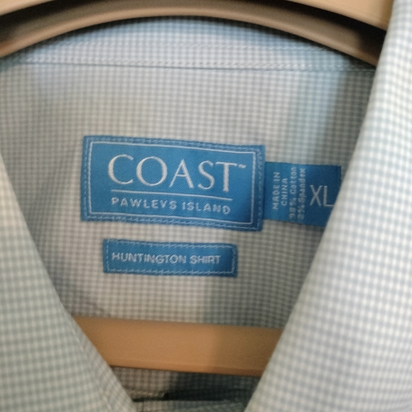 NWT Coast Pawleys Island Men's XL Dress Shirt - Picture 7 of 7